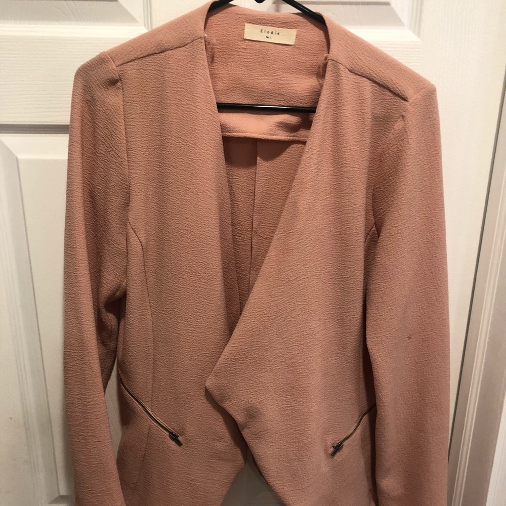 Blush blazer